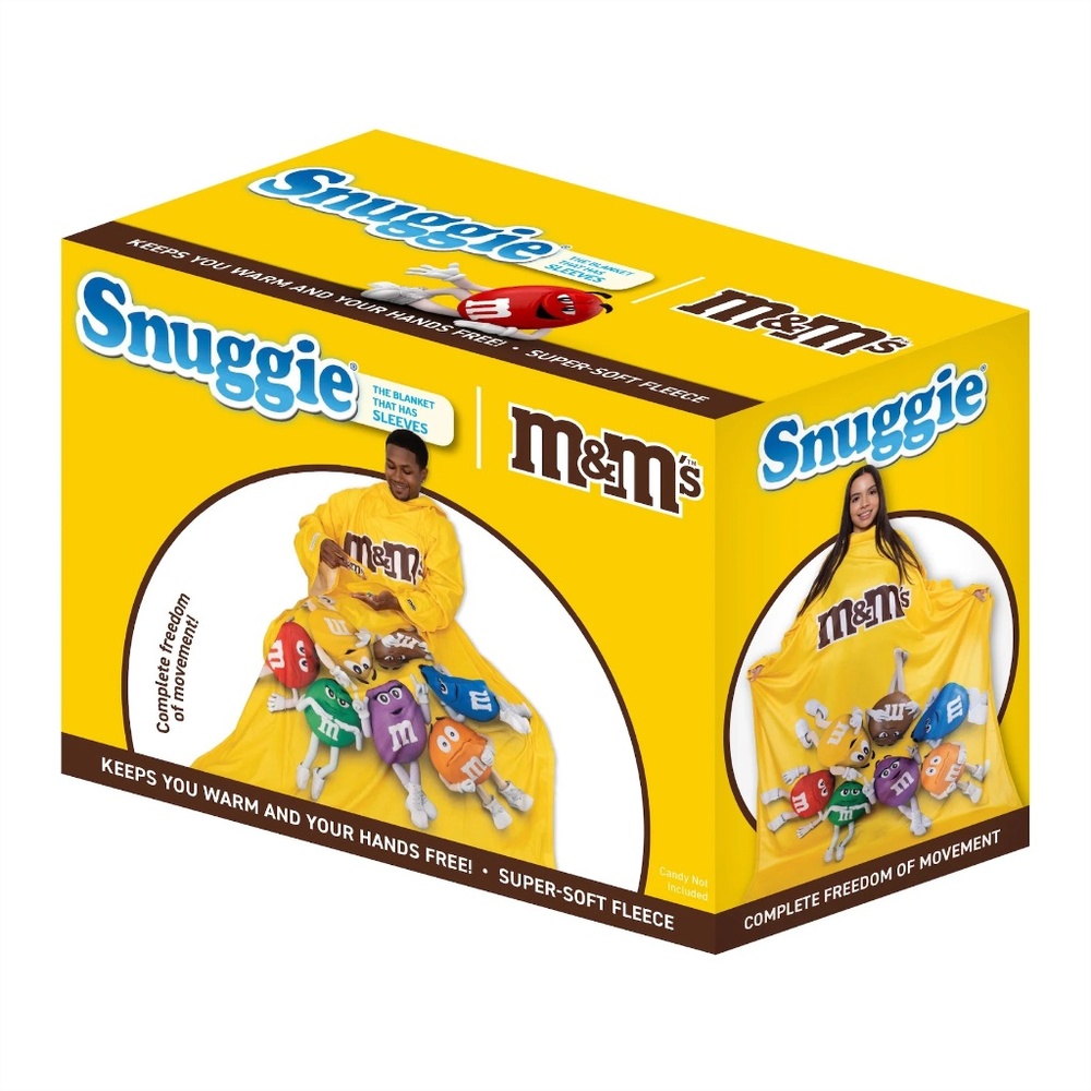 Snuggie M&M's, the Original Wearable Blanket with Sleeves